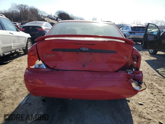 2000 Ford Focus SE with VIN 1FAFP343XYW168903, listed as a Copart auction lot 46678585 with 81,991 mi miles and Salvage Title. Bid and sale history available at carsss.com. Image 6.