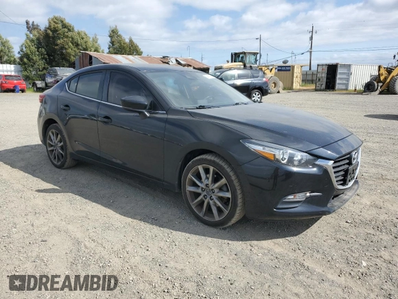 2018 Mazda 3 Touring with VIN 3MZBN1V30JM261305, listed as a Copart auction lot 53568285 with 55,663 mi miles and Salvage Title. Bid and sale history available at DreamBid. Image 4.
