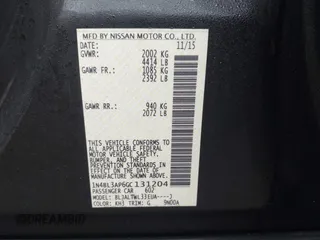 2016 Nissan Altima SR with VIN 1N4BL3AP6GC131204, listed as a IAAI auction lot 41091612 with 114,239 mi miles and . Bid and sale history available at carsss.com. Image 9.