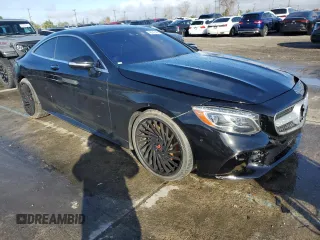 2017 Mercedes-Benz S 550 with VIN WDDXJ8FB7HA027727, listed as a Copart auction lot 45542445 with 82,194 mi miles and Salvage title. Bid and sale history available at DreamBid. Image 4.