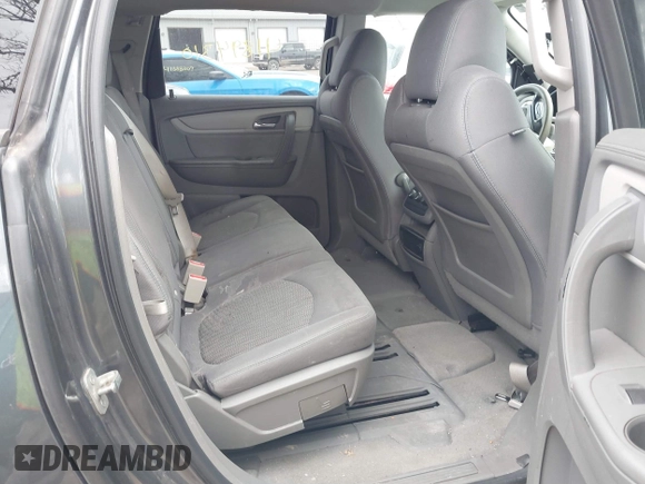 2013 Chevrolet Traverse LS with VIN 1GNKRFED7DJ116297, listed as a IAAI auction lot 41894310 with 180,551 mi miles. Bid and sale history available at carsss.com. Image 8.