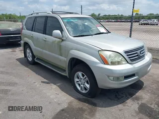2005 Lexus GX with VIN JTJBT20X550082871, listed as a IAAI auction lot 42080527 with Not Provided miles. Bid and sale history available at carsss.com. Image 1.