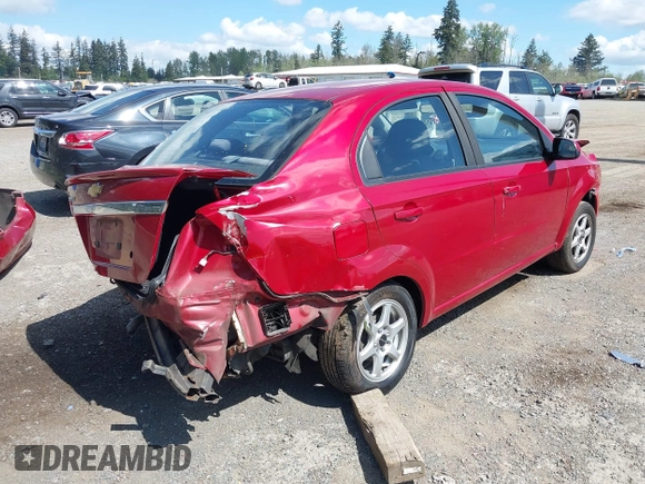 2010 Chevrolet Aveo 1LT with VIN KL1TD5DE2AB066437, listed as a IAAI auction lot 42100026 with 155,333 mi miles and . Bid and sale history available at DreamBid. Image 4.