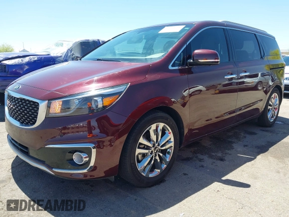 2015 Kia Sedona SX-L with VIN KNDME5C16F6032655, listed as a IAAI auction lot 42034681 with 84,426 mi miles and . Bid and sale history available at DreamBid. Image 17.