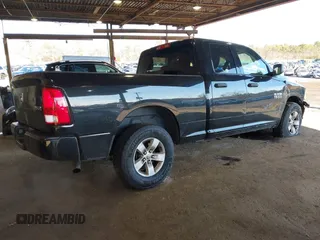 2018 Ram 1500 Express with VIN 1C6RR7FGXJS302502, listed as a IAAI auction lot 40942179 with 91,557 mi miles. Bid and sale history available at carsss.com. Image 4.