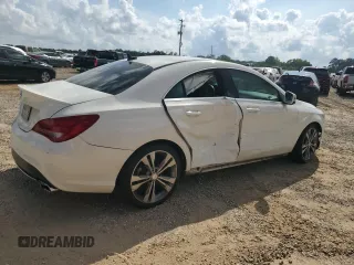 2014 Mercedes-Benz CLA 250 with VIN WDDSJ4EB4EN105826, listed as a Copart auction lot 56993945 with 123,317 mi miles and Salvage title. Bid and sale history available at DreamBid. Image 3.
