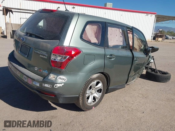 2014 Subaru Forester 2.5i with VIN JF2SJAACXEG459329, listed as a IAAI auction lot 41056648 with 172,145 mi miles. Bid and sale history available at carsss.com. Image 4.