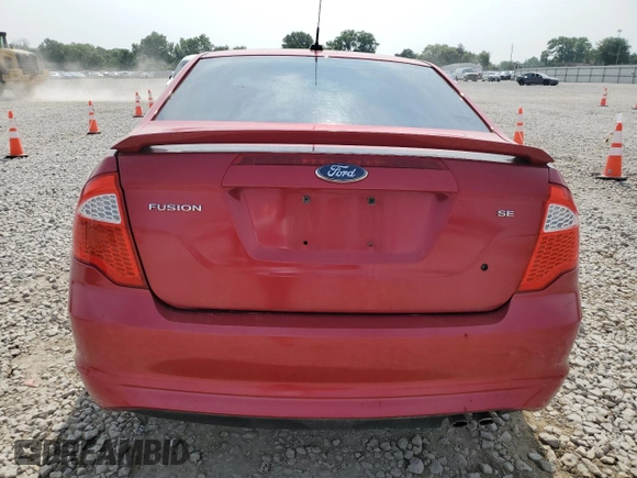 2012 Ford Fusion SE with VIN 3FAHP0HA7CR348562, listed as a Copart auction lot 60531805 with 139,581 mi miles and Salvage title. Bid and sale history available at DreamBid. Image 6.