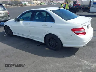 2009 Mercedes-Benz C-Class 3.5L Sport with VIN WDDGF56XX9R049302, listed as a IAAI auction lot 41783615 with 111,726 mi miles. Bid and sale history available at carsss.com. Image 3.