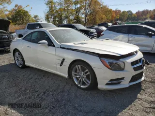 2014 Mercedes-Benz SL-Class SL 550 with VIN WDDJK7DA3EF023681, listed as a Copart auction lot 76866174 with 50,506 mi miles and Salvage Title. Bid and sale history available at carsss.com. Image 4.