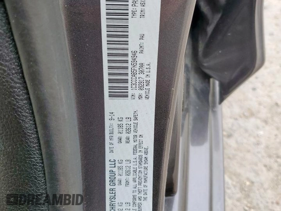 2015 Chrysler 200 Limited с VIN 1C3CCCAB5FN594946, выставлен на аукционе Copart как лот 66552845 с пробегом 59 431 миль миль и Списание • Salvage title. История ставок и продаж доступна на DreamBid. Изображение 13.
