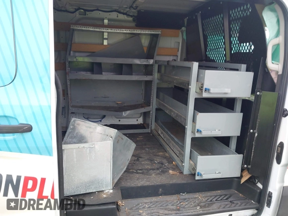 2020 Ford Transit Cargo with VIN 1FTBR1Y84LKB05972, listed as a IAAI auction lot 41496329 with Not Provided miles and . Bid and sale history available at DreamBid. Image 8.