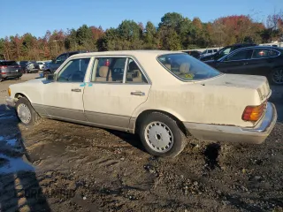 1986 Mercedes-Benz 420 with VIN WDBCA35D3GA200123, listed as a Copart auction lot 81694694 with 135,481 mi miles and Clean Title. Bid and sale history available at carsss.com. Image 2.