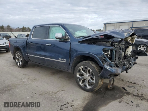 2020 Ram 1500 Limited with VIN 1C6SRFHT5LN389118, listed as a Copart auction lot 48781095 with 59,859 mi miles and Salvage Title. Bid and sale history available at carsss.com. Image 4.