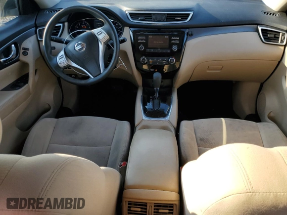 2016 Nissan Rogue SV with VIN KNMAT2MV1GP668064, listed as a Copart auction lot 48707235 with 130,599 mi miles and Salvage Title. Bid and sale history available at carsss.com. Image 8.