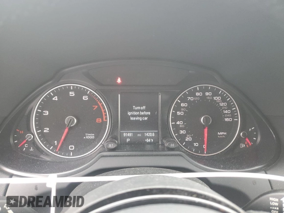 2016 Audi Q5 Premium Plus with VIN WA1D7AFP7GA037150, listed as a Copart auction lot 58072105 with 91,491 mi miles and Salvage title. Bid and sale history available at DreamBid. Image 9.
