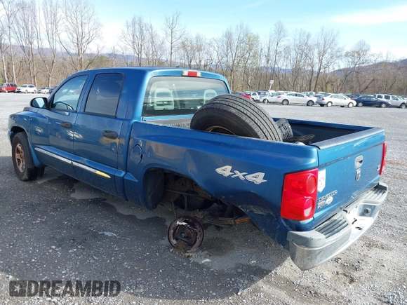 2006 Dodge Dakota Laramie with VIN 1D7HW58N26S524235, listed as a IAAI auction lot 41920951 with 161,689 mi miles and . Bid and sale history available at carsss.com. Image 6.