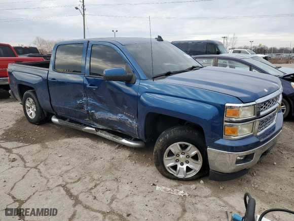2015 Chevrolet Silverado 1500 LT with VIN 3GCUKREHXFG168506, listed as a Copart auction lot 46113595 with 139,871 mi miles and Salvage Title. Bid and sale history available at carsss.com. Image 4.