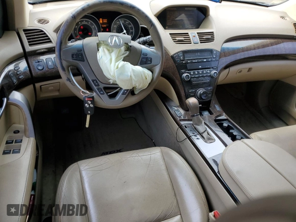 2010 Acura MDX Technology Pkg with VIN 2HNYD2H67AH502605, listed as a Copart auction lot 53177065 with 266,353 mi miles and Salvage Title. Bid and sale history available at carsss.com. Image 8.