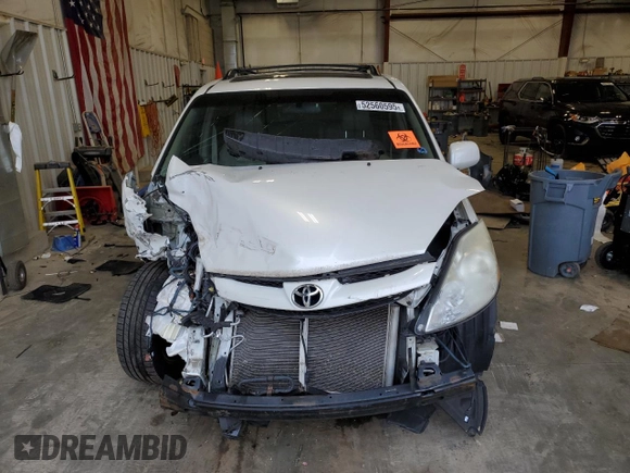 2010 Toyota Sienna XLE with VIN 5TDYK4CC5AS331083, listed as a Copart auction lot 52560595 with 0 mi miles and Non Repairable. Bid and sale history available at carsss.com. Image 5.