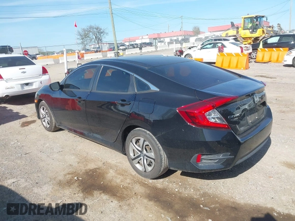2018 Honda Civic LX with VIN 2HGFC2F52JH561461, listed as a IAAI auction lot 42030164 with 125,875 mi miles. Bid and sale history available at carsss.com. Image 3.