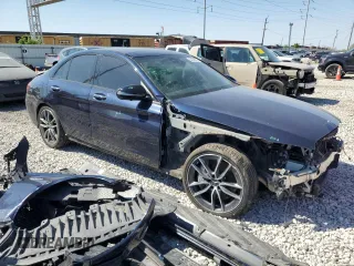 2020 Mercedes-Benz C 43 AMG with VIN 55SWF6EB4LU323896, listed as a Copart auction lot 54006795 with 77,747 mi miles and Salvage Title. Bid and sale history available at carsss.com. Image 4.