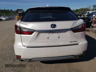 2022 Lexus RX 350 with VIN 2T2AZMDA3NC327358, listed as a Copart auction lot 57638665 with 73,659 mi miles and Salvage title. Bid and sale history available at DreamBid. Image 6.