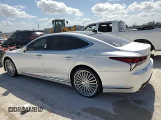 2018 Lexus LS with VIN JTHB5LFF9J5001920, listed as a Copart auction lot 76780084 with 0 mi miles and Non Repairable. Bid and sale history available at carsss.com. Image 2.