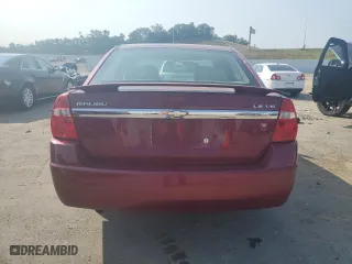 2005 Chevrolet Malibu LS with VIN 1G1ZT54815F208817, listed as a Copart auction lot 70863154 with 122,750 mi miles and Clean Title. Bid and sale history available at carsss.com. Image 6.