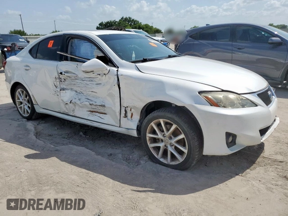 2012 Lexus IS 250 with VIN JTHBF5C26C5183542, listed as a Copart auction lot 61661525 with Not provided miles and Clean title. Bid and sale history available at DreamBid. Image 1.