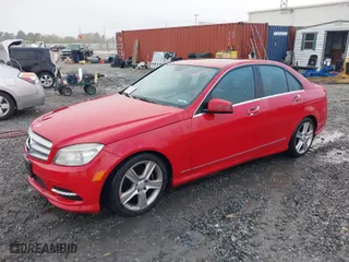 2011 Mercedes-Benz C-Class C 300 Sport with VIN WDDGF8BB3BR147265, listed as a IAAI auction lot 41884774 with 162,526 mi miles. Bid and sale history available at carsss.com. Image 2.