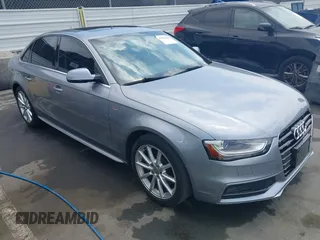 2016 Audi A4 Premium with VIN WAUBFAFLXGN004596, listed as a IAAI auction lot 42125046 with 106,205 mi miles. Bid and sale history available at carsss.com. Image 1.