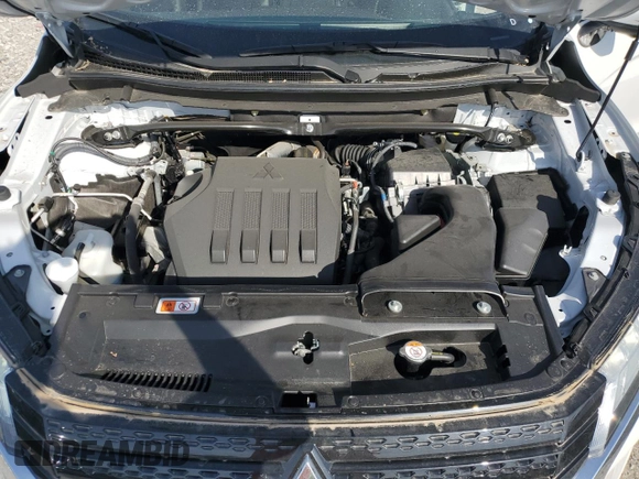 2022 Mitsubishi Eclipse Cross SE with VIN JA4ATWAAXNZ048785, listed as a Copart auction lot 54088075 with 25,128 mi miles and Salvage title. Bid and sale history available at DreamBid. Image 12.