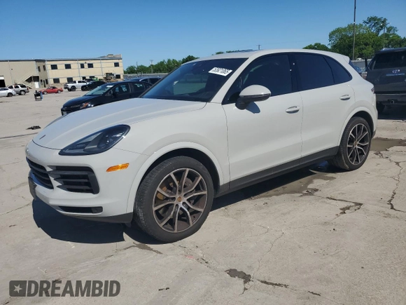2022 Porsche Cayenne with VIN WP1AA2AY4NDA06108, listed as a Copart auction lot 53921065 with 28,523 mi miles and Salvage title. Bid and sale history available at DreamBid. Image 1.