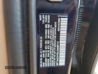 2020 Porsche Cayenne with VIN WP1AA2AY8LDA08912, listed as a Copart auction lot 62266105 with Not provided miles and Salvage title. Bid and sale history available at DreamBid. Image 13.