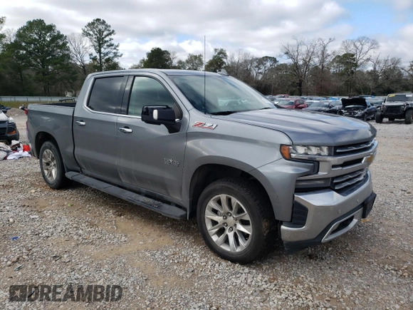 2021 Chevrolet Silverado 1500 LTZ with VIN 1GCUYGED4MZ141587, listed as a Copart auction lot 46454205 with 98,470 mi miles and Salvage Title. Bid and sale history available at DreamBid. Image 4.