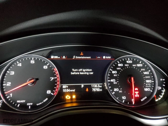 2018 Audi A7 Prestige with VIN WAU23AFCXJN011581, listed as a Copart auction lot 83965634 with 78,792 mi miles and Salvage Title. Bid and sale history available at carsss.com. Image 9.