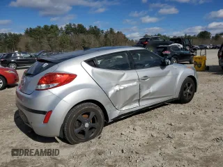 2013 Hyundai Veloster w/Black Int z VIN KMHTC6AD6DU121277, wystawiony jako Copart lot #53222805 z przebiegiem 155 236 mil mil oraz Czysty tytuł • Clean title. Historia ofert i sprzedaży dostępna na DreamBid. Obrazek 3.