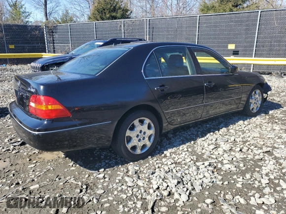 2003 Lexus LS 430 z VIN JTHBN30FX30098697, wystawiony jako Copart lot #49048675 z przebiegiem 257 035 mil mil oraz Szkoda całkowita • Salvage title. Historia ofert i sprzedaży dostępna na DreamBid. Obrazek 3.