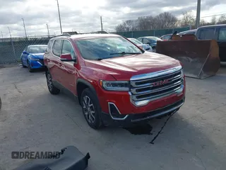 2021 GMC Acadia SLE with VIN 1GKKNRLS9MZ202000, listed as a IAAI auction lot 41855361 with 35,105 mi miles. Bid and sale history available at carsss.com. Image 1.