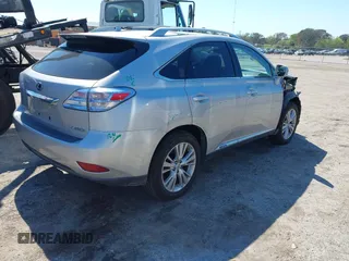 2010 Lexus RX 450h with VIN JTJBC1BAXA2031819, listed as a IAAI auction lot 41684652 with 103,060 mi miles and . Bid and sale history available at DreamBid. Image 4.