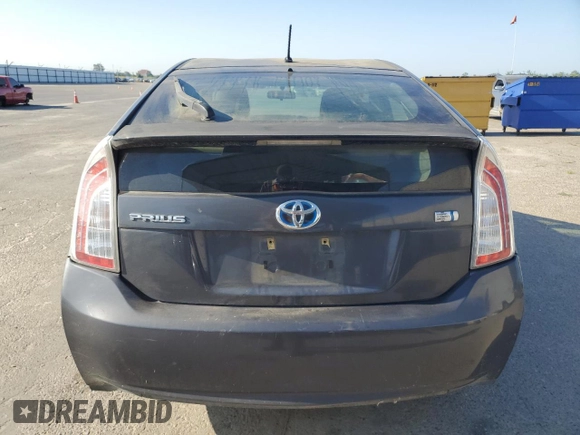 2013 Toyota Prius One with VIN JTDKN3DU2D5645783, listed as a Copart auction lot 55699835 with 285,560 mi miles and Clean Title. Bid and sale history available at carsss.com. Image 6.