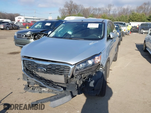 2020 Kia Sorento LX with VIN 5XYPG4A31LG638850, listed as a IAAI auction lot 40982683 with 143,149 mi miles. Bid and sale history available at carsss.com. Image 18.
