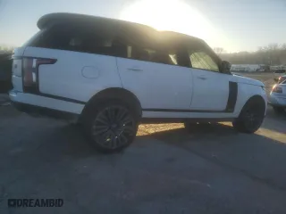 2021 Land Rover Range Rover with VIN SALGS5SE2MA424318, listed as a Copart auction lot 82446844 with 55,812 mi miles and Salvage Title. Bid and sale history available at carsss.com. Image 3.