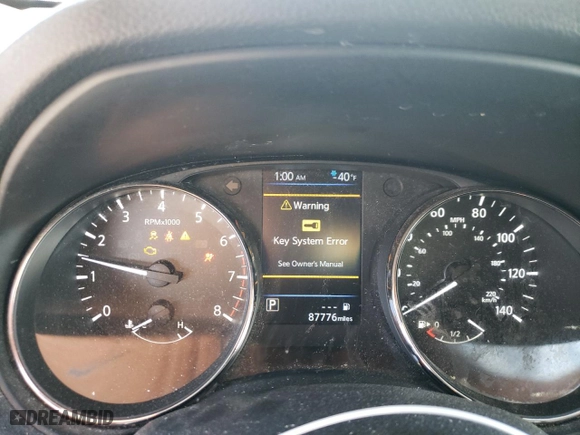 2019 Nissan Rogue SV with VIN KNMAT2MV6KP529721, listed as a Copart auction lot 43733925 with 87,776 mi miles and Salvage Title. Bid and sale history available at carsss.com. Image 9.