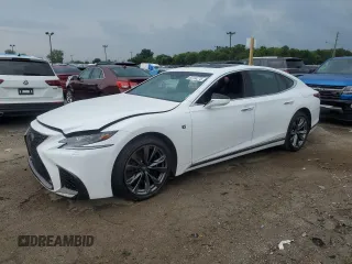 2018 Lexus LS 500 with VIN JTHC51FF0J5000809, listed as a Copart auction lot 63794275 with 100,177 mi miles and Clean title. Bid and sale history available at DreamBid. Image 1.