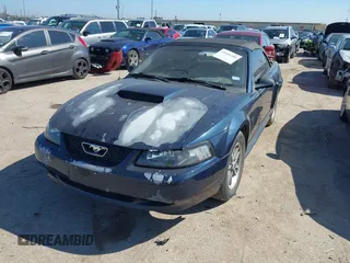 2001 Ford Mustang GT Deluxe with VIN 1FAFP45X81F225371, listed as a IAAI auction lot 41665488 with 1 mi miles. Bid and sale history available at carsss.com. Image 2.