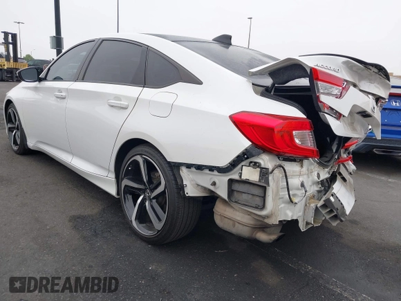 2019 Honda Accord Sport with VIN 1HGCV2F38KA001391, listed as a IAAI auction lot 42544629 with 39,663 mi miles and . Bid and sale history available at DreamBid. Image 3.