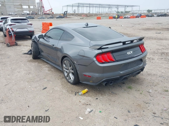 2022 Ford Mustang GT with VIN 1FA6P8CF5N5123247, listed as a IAAI auction lot 42401616 with 40,564 mi miles and . Bid and sale history available at DreamBid. Image 3.