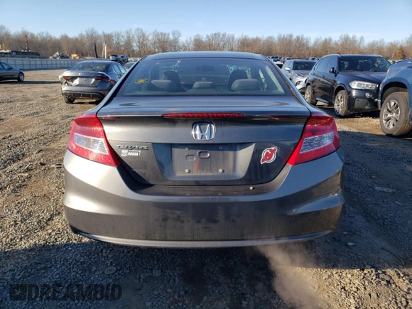 2013 Honda Civic Cpe EX with VIN 2HGFG3B87DH521357, listed as a Copart auction lot 45629485 with 73,981 mi miles and Salvage Title. Bid and sale history available at carsss.com. Image 6.